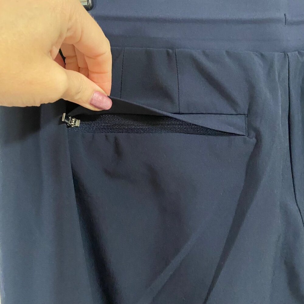 Athleta‎ Go Far Travel Pant Navy Blue Size 8 - Picture 4 of 12